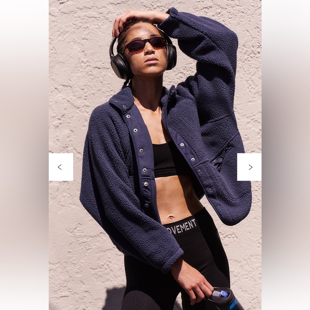 FP Movement by Free People navy Fleece Jacket